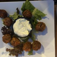 keftedes  at Let's Vegan in Crete