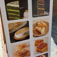 Sweets, not all are vegan. at Let's Vegan in Crete