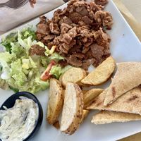Vegan gyros   at Let's Vegan in Crete