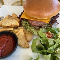 Beyond Meat Burger  at Let's Vegan in Crete