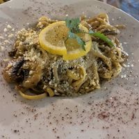 Vegan carbonara   at Let's Vegan in Crete