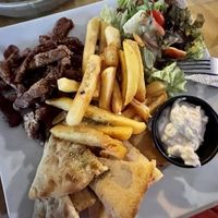 The gyros of my life ! Omg ! 💕  at Let's Vegan in Crete