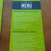 Menu 1 at Let's Vegan in Crete