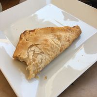 Vegan cheese pie was excellent - no funky vegan cheese taste at Let's Vegan in Crete