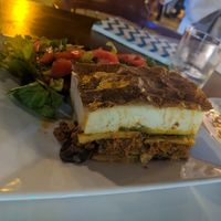 Moussaka at Let's Vegan in Crete