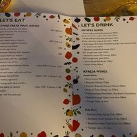 Main dishes / drinks at Let's Vegan in Crete