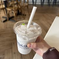 cookies and cream dairy-free milkshakee  at The Milkshake Factory in Pittsburgh