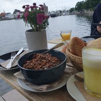 Breakfast at the sea at NaturKost-Bar in Eckernfoerde