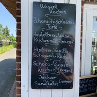 Angebotstafel  at NaturKost-Bar in Eckernfoerde