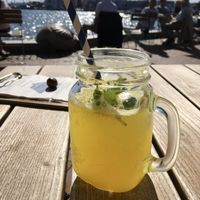 homemade drink at NaturKost-Bar in Eckernfoerde