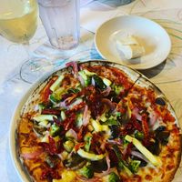 Vegan pizza  at Matzaluna in Sanibel
