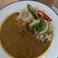 Lentil dahl at Harvest Cafe in Daylesford