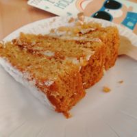 Victoria sandwich at Hopefield Animal Sanctuary - Max's Cafe in Brentwood
