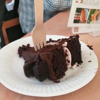 Red velvet cake at Hopefield Animal Sanctuary - Max's Cafe in Brentwood
