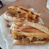 Breakfast baguette at Hopefield Animal Sanctuary - Max's Cafe in Brentwood