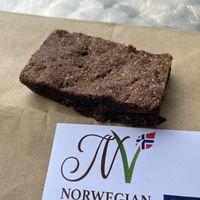 Brownie which I don’t recommend  at Hopefield Animal Sanctuary - Max's Cafe in Brentwood