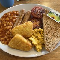 Wow  a fabulous vegan breakfast, lovely staff , good vegan menu.   at Old Town Beach Cafe  in Hunstanton