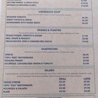 Lots of choice at Old Town Beach Cafe  in Hunstanton