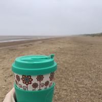 Amazing beach at Old Hunstanton  at Old Town Beach Cafe  in Hunstanton