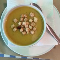 Vegetable soup  at Forno D'Orca in Nazare