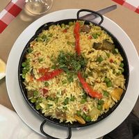 Vegan paella  at Forno D'Orca in Nazare