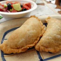 Empanadas at Las Niñas Veganas in Cadiz