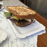 Sandwich  at Las Niñas Veganas in Cadiz