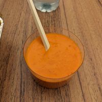 Salmorejo at Las Niñas Veganas in Cadiz