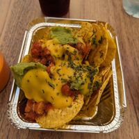 The nachos in question at Las Niñas Veganas in Cadiz