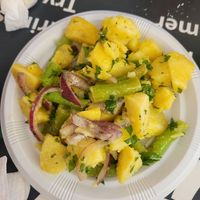 Papas at Las Niñas Veganas in Cadiz