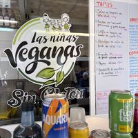 Check out the daily board  at Las Niñas Veganas in Cadiz