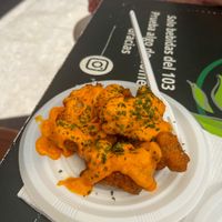 Cauliflower & hummus  at Las Niñas Veganas in Cadiz