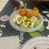 Potato and soya at Las Niñas Veganas in Cadiz
