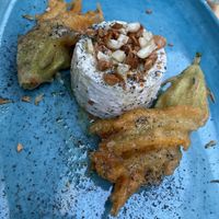 Ricotta veg e fiori di zucca  at Munz Munz in Monopoli