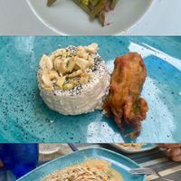 The tasting menu with three dishes. Really tasty.  at Munz Munz in Monopoli