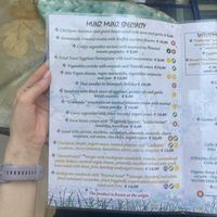 Lunch menu part 1  at Munz Munz in Monopoli