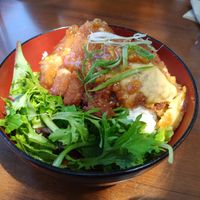 Karaage don at Izakaya Midori in Reedy Creek