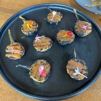 Charred miso eggplant   at Izakaya Midori in Reedy Creek