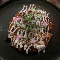 Okonomiyaki at Izakaya Midori in Reedy Creek