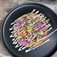 Okinomiyaki  at Izakaya Midori in Reedy Creek