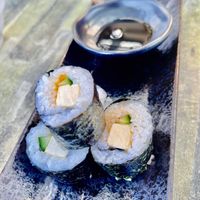 Tempura Tofu With Teriyaki Sauce Sushi  at Izakaya Midori in Reedy Creek