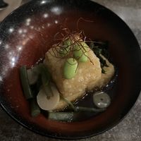 Agadashi tofu  at Izakaya Midori in Reedy Creek