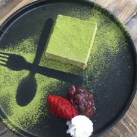 Matcha Mouse Cake at Izakaya Midori in Reedy Creek