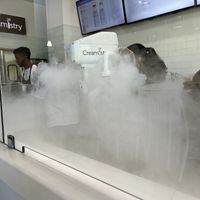 Liquid nitrogen fog   at Creamistry in Irving