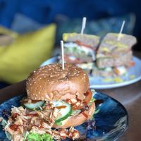 Sandwich Pulled Jackfruit at Van Doorn en Doorn in Enschede