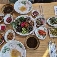 After national park food at Jeombongsan Sanchae in Sokcho