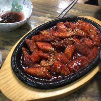  Grilled dedeok root at Jeombongsan Sanchae in Sokcho