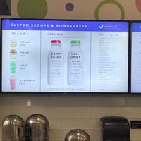 Menu at Creamistry in Houston