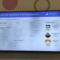 Toppings at Creamistry in Houston