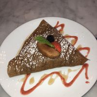 Berry agave crepe at Sweet Paris in Houston